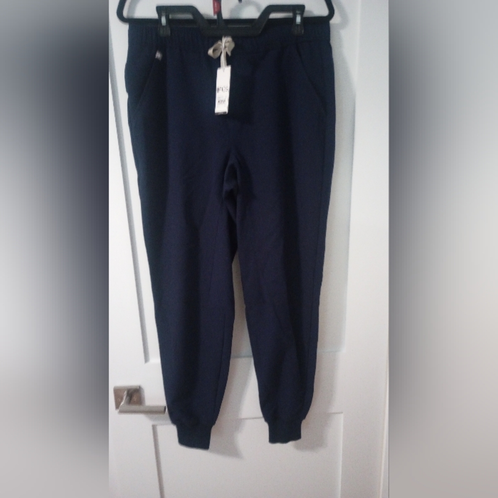 FIGS Tansen Jogger 2.0 Scrub Pants – Navy Blue, Size Medium